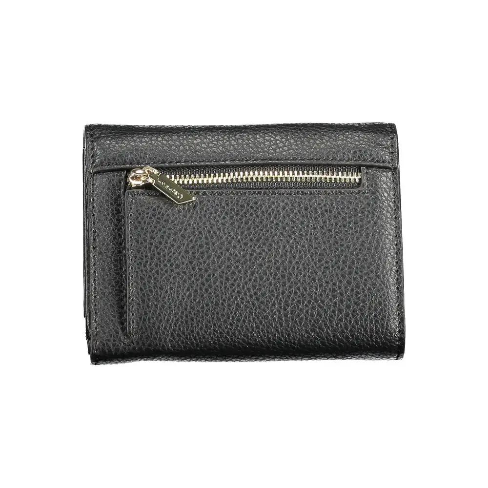 Portefeuille femme Calvin Klein en polyuréthane noir