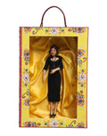 Dolce & Gabbana Black Dress Ceramic Porcelain Fashion Leather Sicily Dolls by Dolce & Gabbana