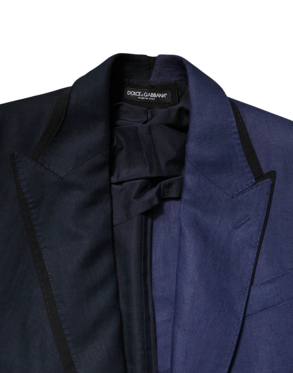 Dolce & Gabbana Navy Blue Double Breasted Suit Coat Blazer by Dolce & Gabbana