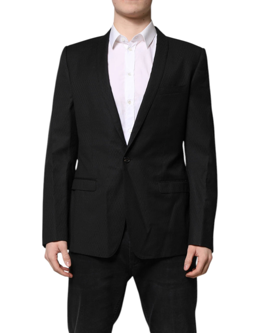 Dolce & Gabbana Black GOLD Single Breasted Suit Coat Blazer by Dolce & Gabbana