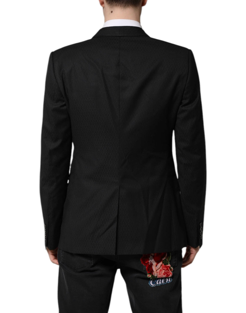 Dolce & Gabbana Black GOLD Single Breasted Suit Coat Blazer by Dolce & Gabbana