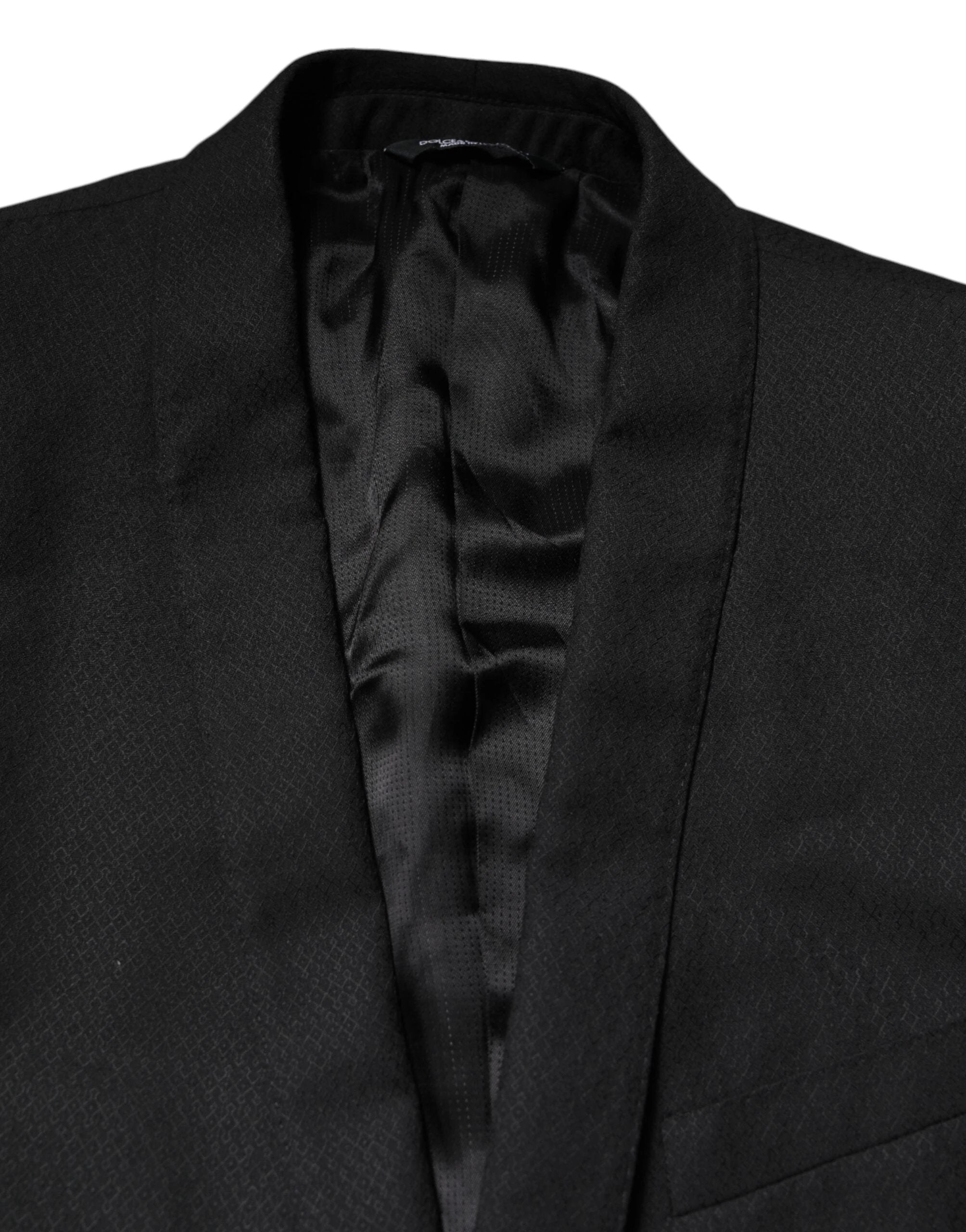 Dolce & Gabbana Black GOLD Single Breasted Suit Coat Blazer by Dolce & Gabbana