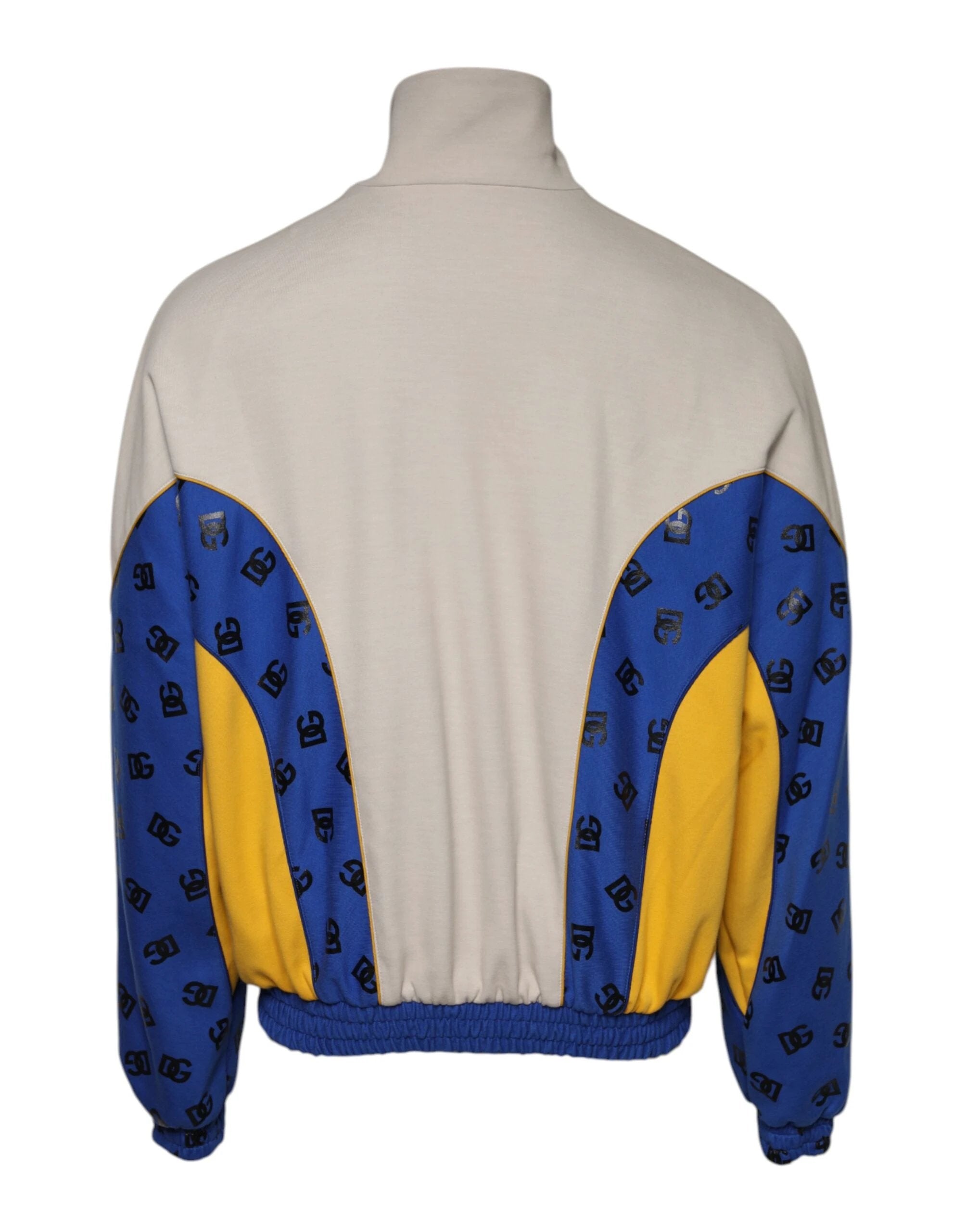 Dolce & Gabbana Multicolor Polyester Full Zip Bomber Jacket by Dolce & Gabbana
