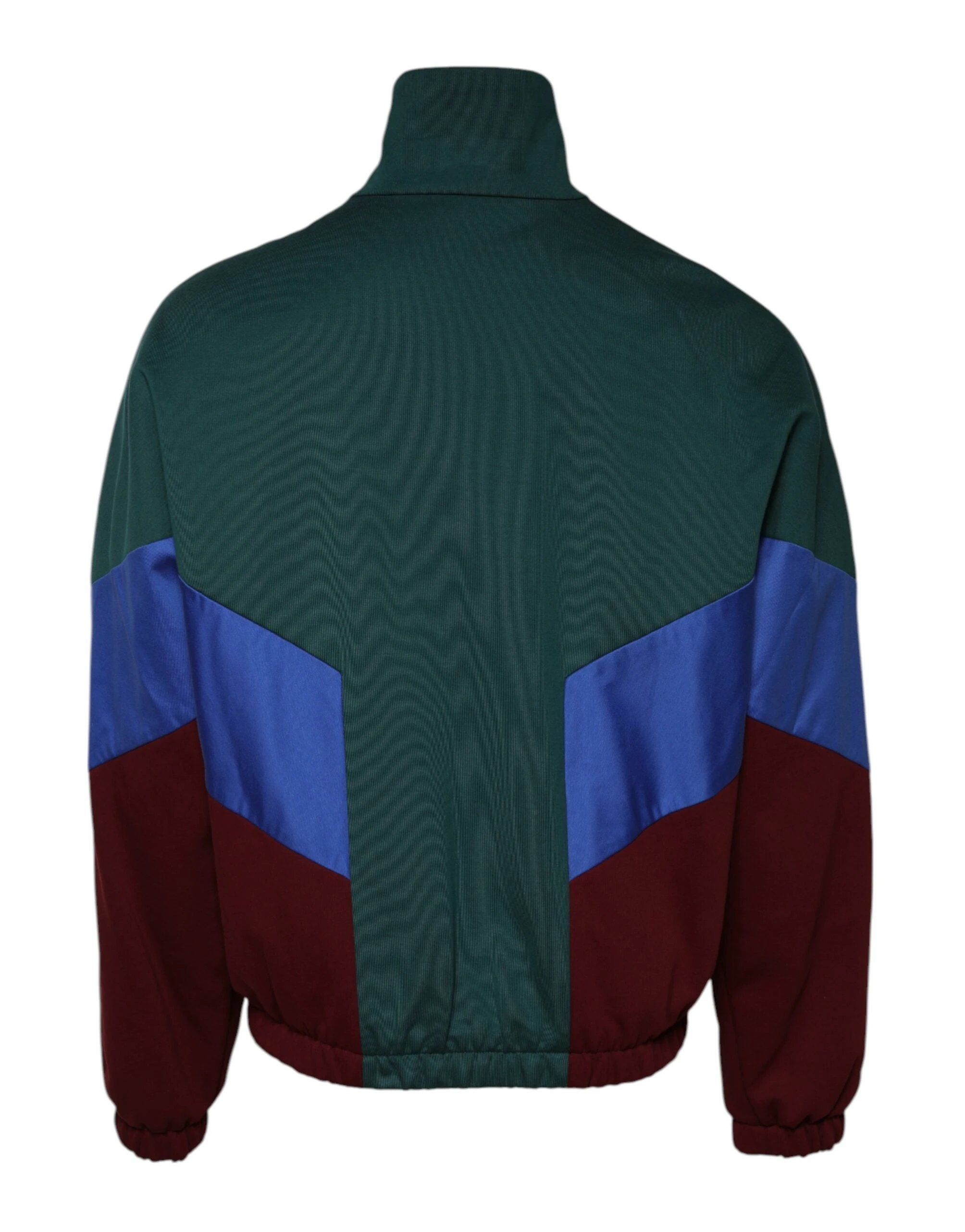 Dolce & Gabbana Multicolor Cotton Logo Full Zip Jacket by Dolce & Gabbana
