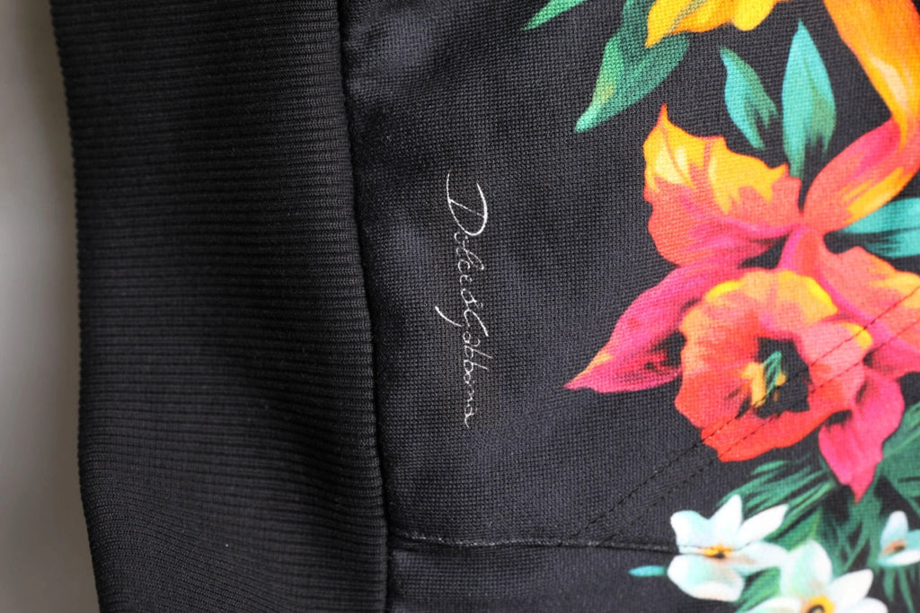 Dolce & Gabbana Multicolor Print Hooded Sweatshirt Sweater by Dolce & Gabbana