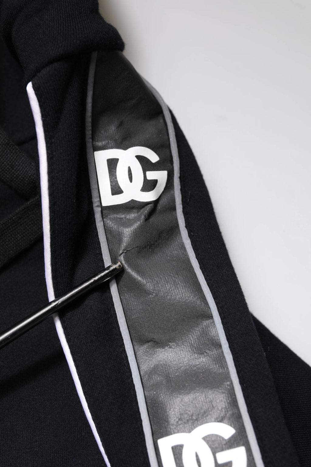 Dolce & Gabbana Black Cotton Logo Hooded Sweatshirt Sweater by Dolce & Gabbana
