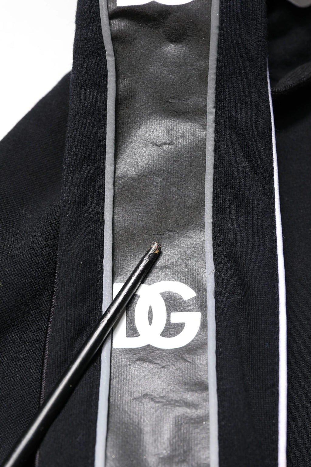 Dolce & Gabbana Black Cotton Logo Hooded Sweatshirt Sweater by Dolce & Gabbana
