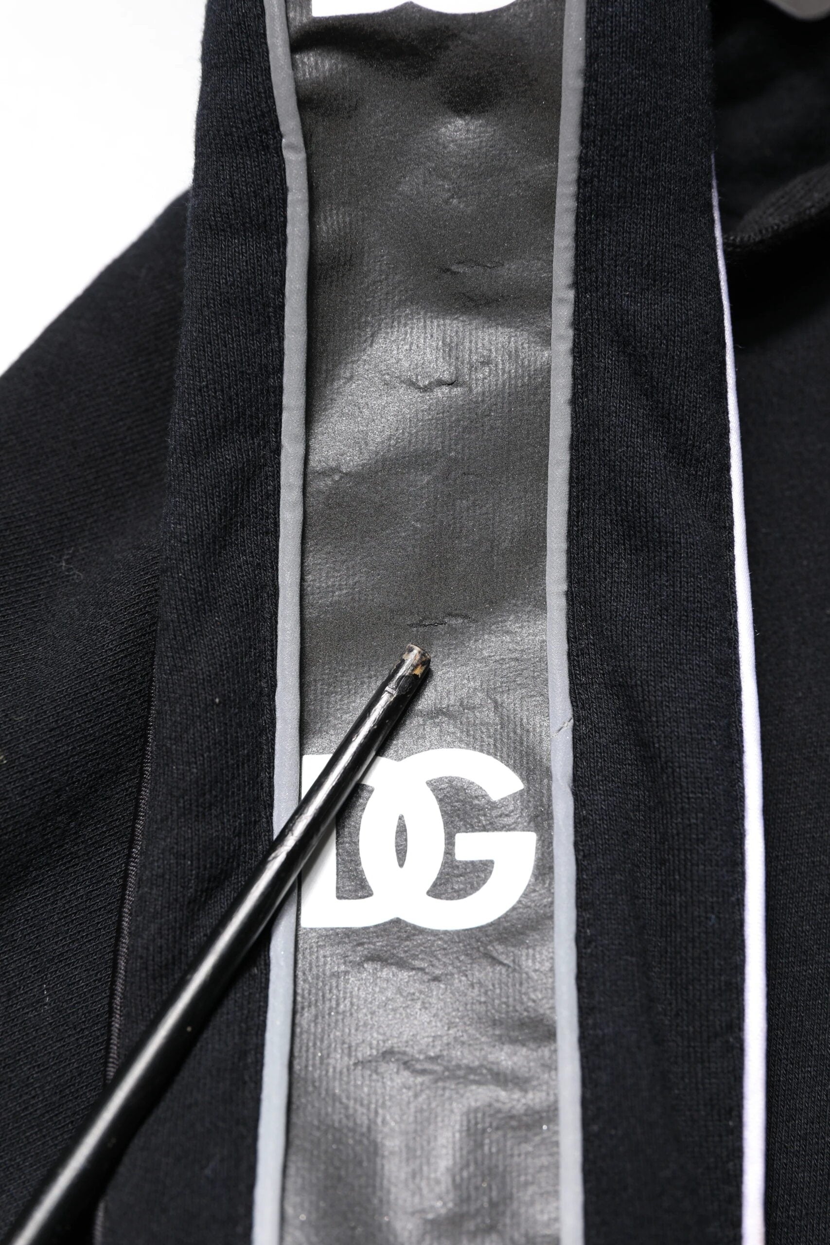 Dolce & Gabbana Black Cotton Logo Hooded Sweatshirt Sweater by Dolce & Gabbana