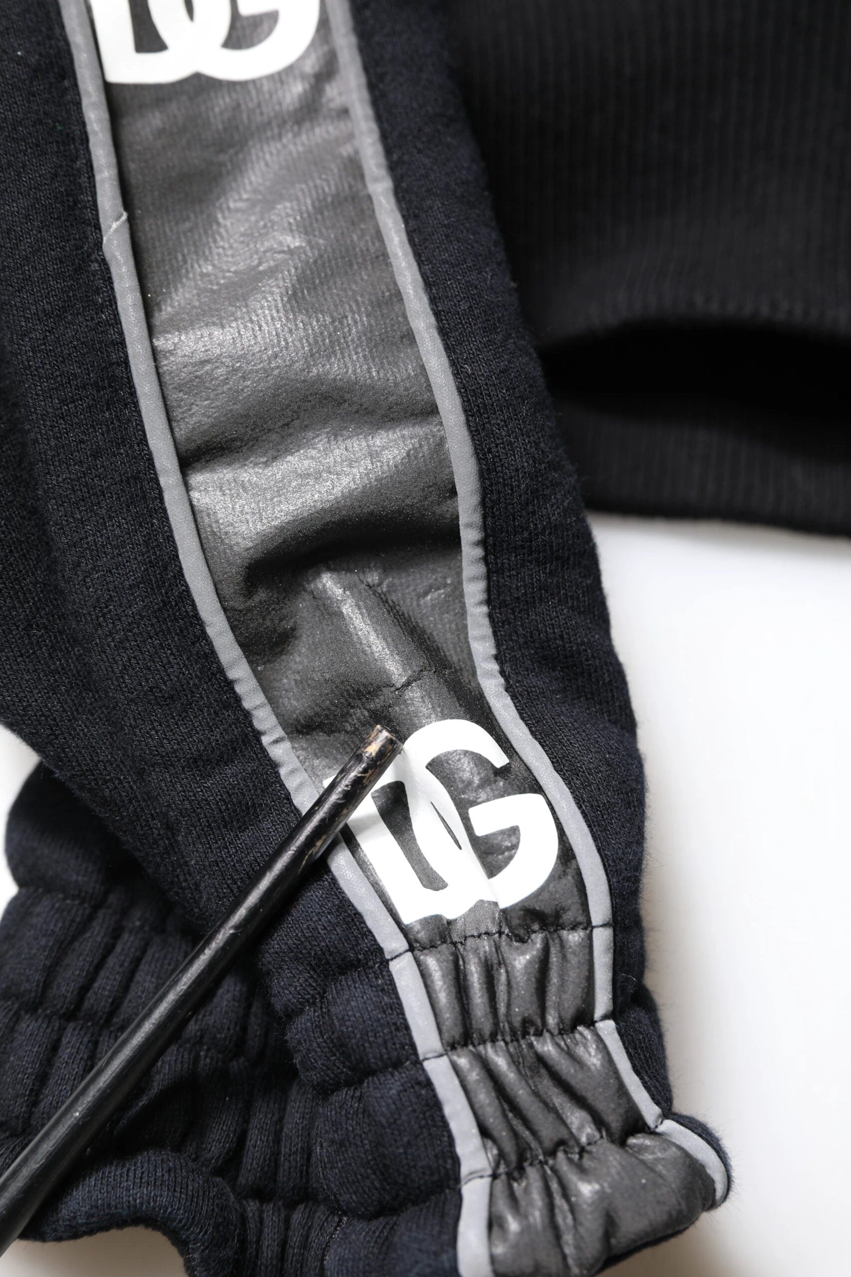 Dolce & Gabbana Black Cotton Logo Hooded Sweatshirt Sweater by Dolce & Gabbana
