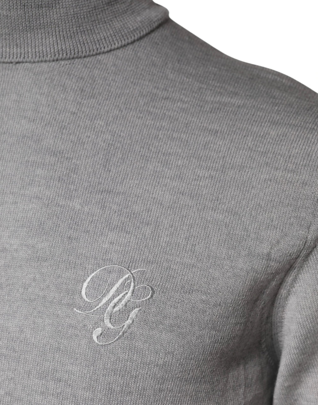 Dolce & Gabbana Gray Wool Knitted Men Pullover Sweater by Dolce & Gabbana