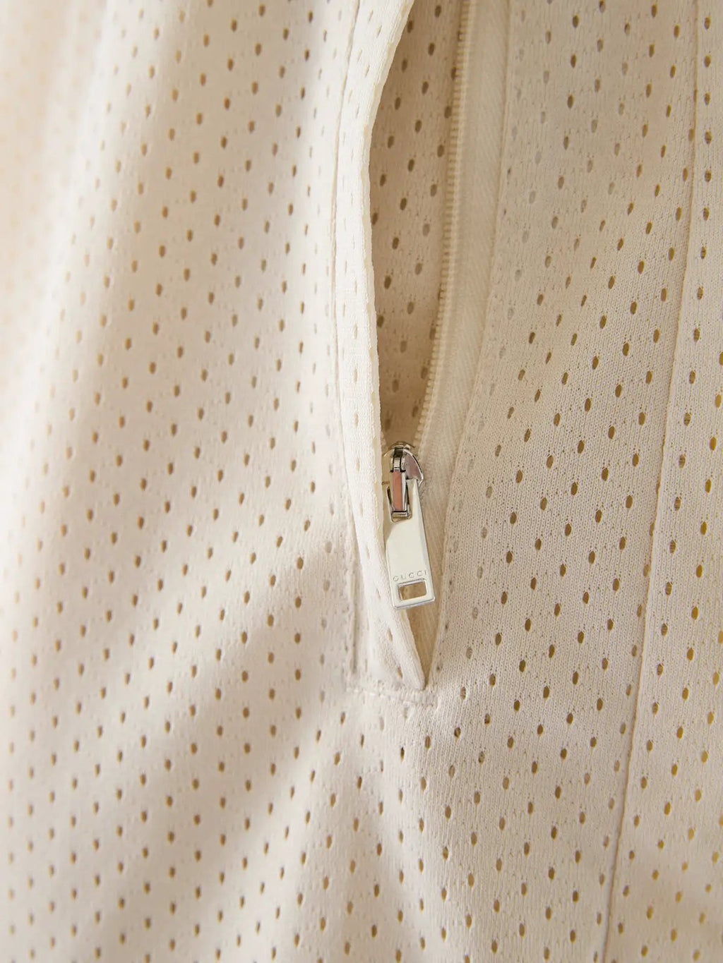 Gucci Cream polyester  Logo Shorts