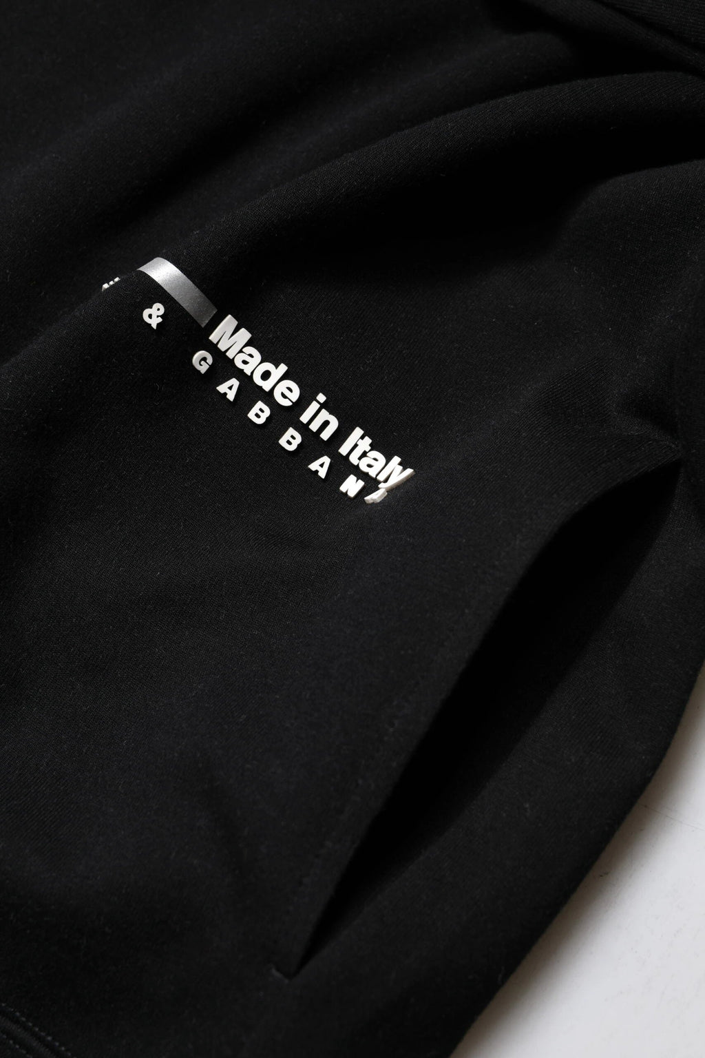 Dolce & Gabbana Black Cotton Logo Knitted Pullover Sweater by Dolce & Gabbana