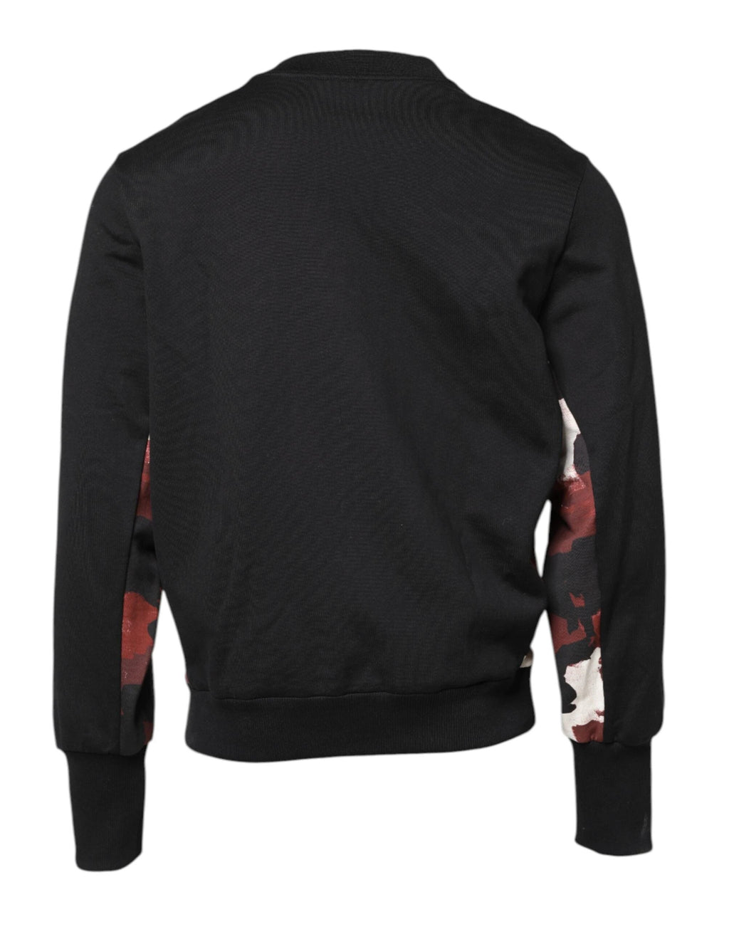 Dolce & Gabbana Black Embroidered Crew Neck Pullover Sweater by Dolce & Gabbana