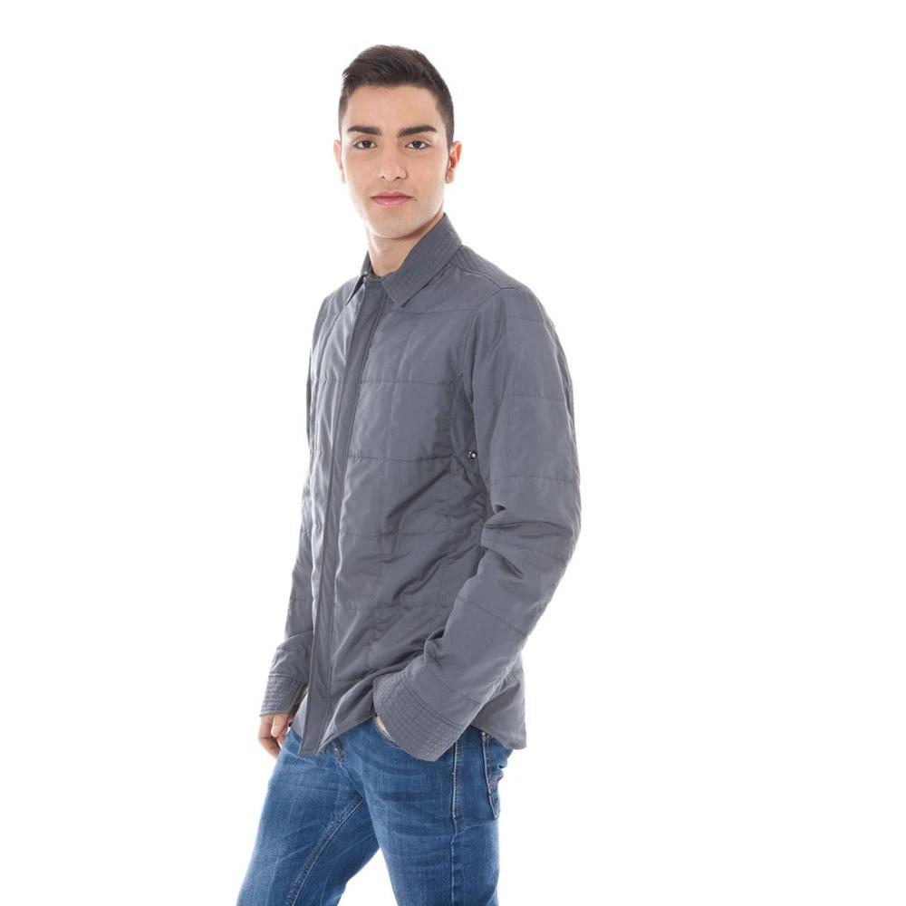 Calvin Klein Grigio Polyester Men's Jacket Calvin Klein