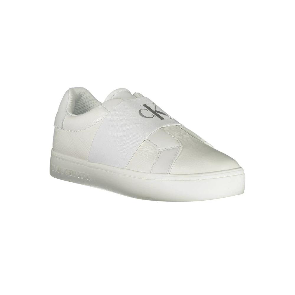 Calvin Klein Bianco Leather Women Sneaker Calvin Klein