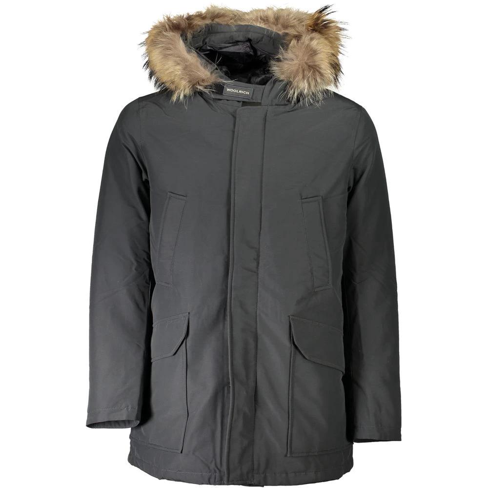 Woolrich Gray Cotton Men's Jacket