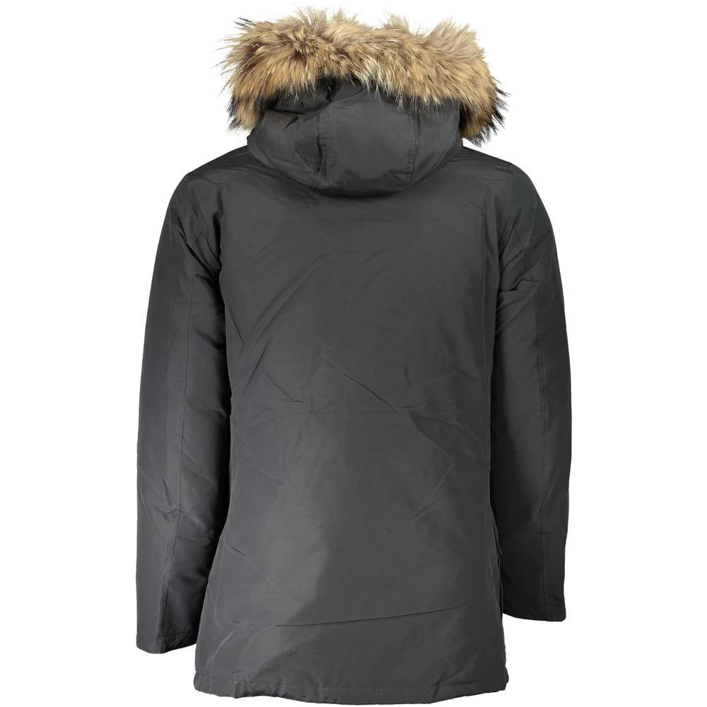 Woolrich Gray Cotton Men's Jacket