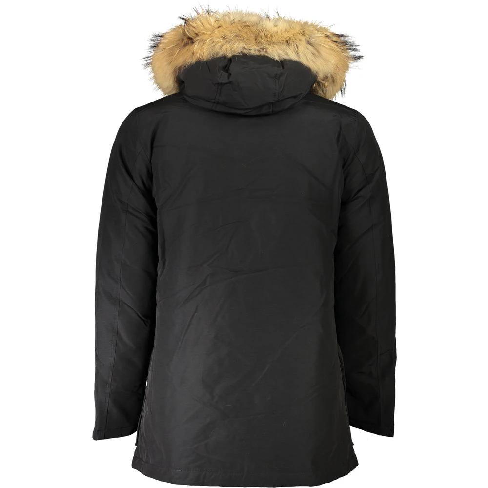 Veste Woolrich en coton noir pour homme