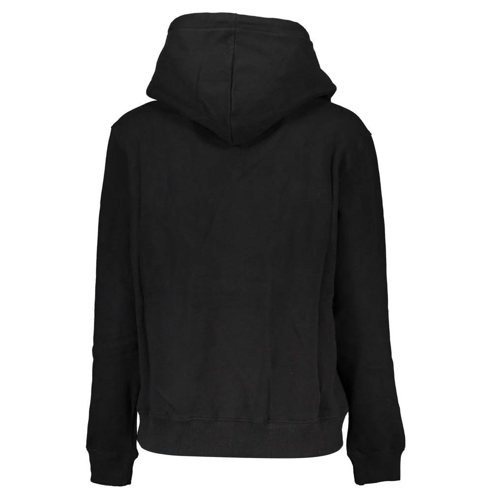 Sweat-shirt noir en coton Calvin Klein pour femme