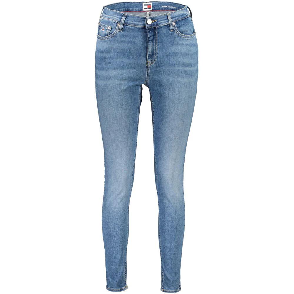 Tommy Hilfiger Blu Cotton Women Skinny Jean Tommy Hilfiger