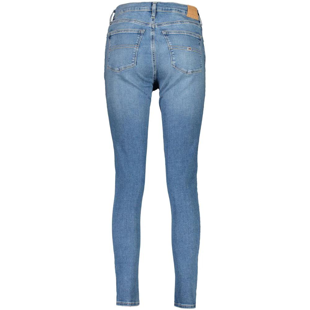 Tommy Hilfiger Blu Cotton Women Skinny Jean Tommy Hilfiger