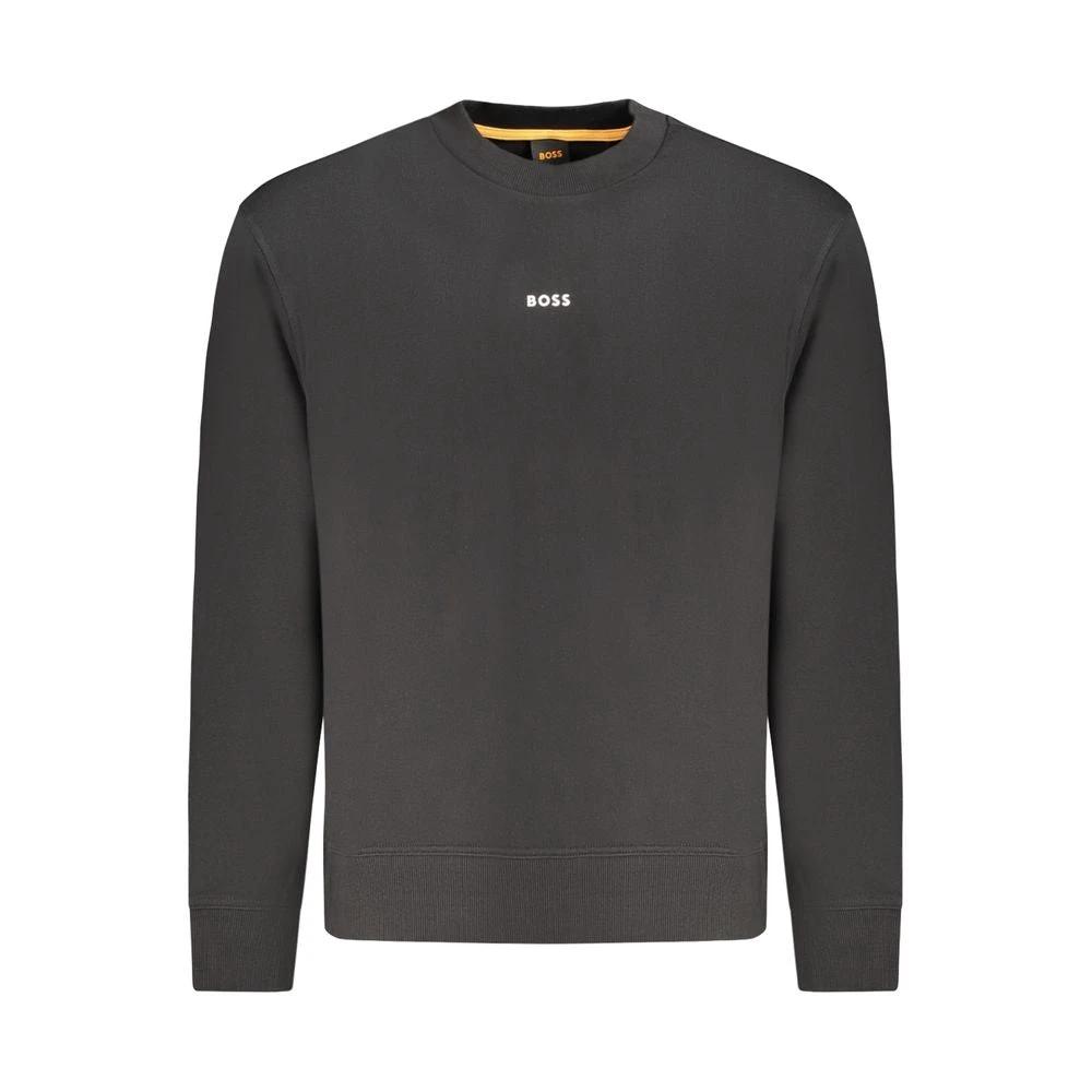 Sweat-shirt Hugo Boss en coton noir pour homme