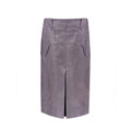 Tom Ford Purple Polyamide Midi Skirt by Tom Ford