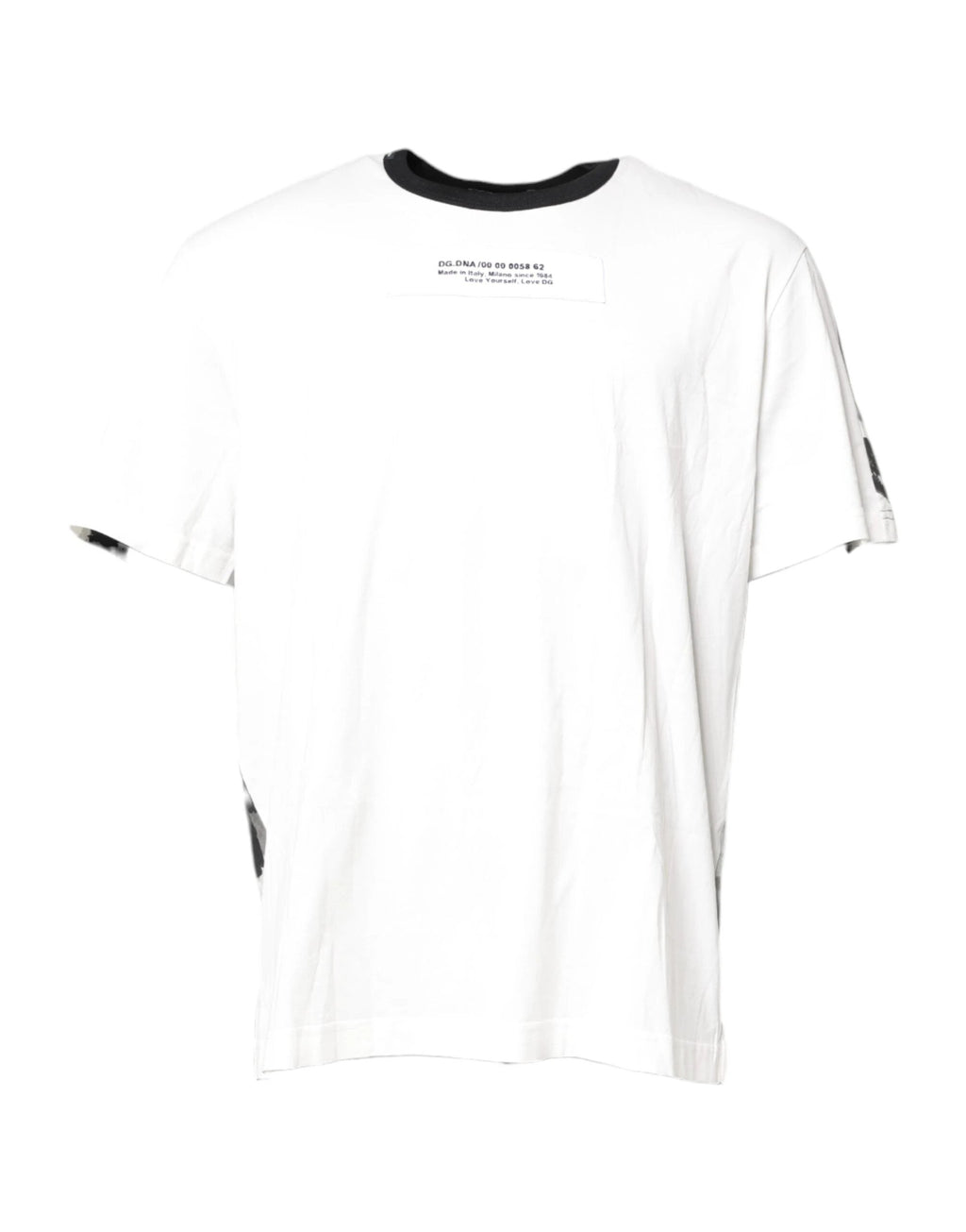 Dolce & Gabbana Multicolor Camouflage Crew Neck T-shirt by Dolce & Gabbana