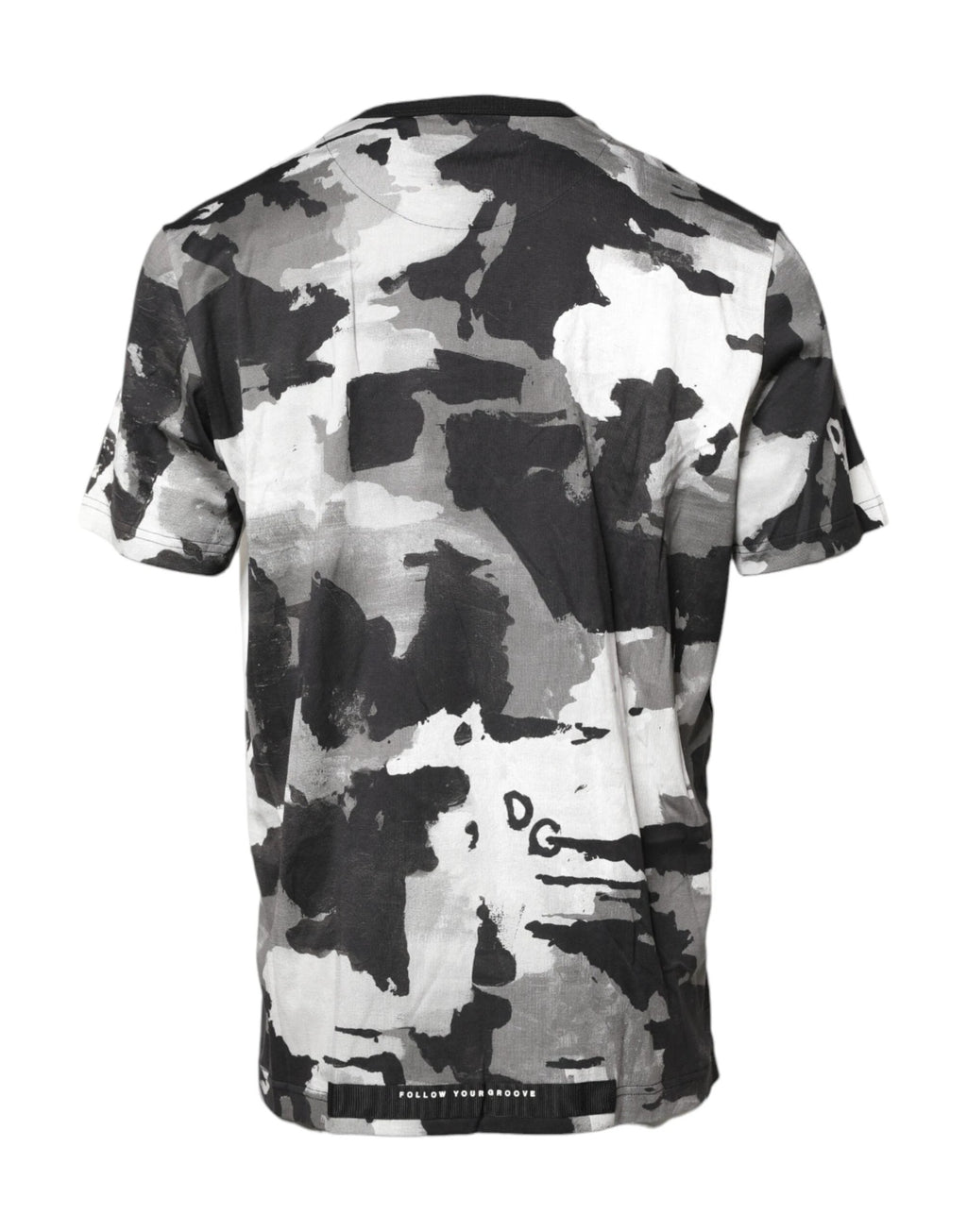 Dolce & Gabbana Multicolor Camouflage Crew Neck T-shirt by Dolce & Gabbana