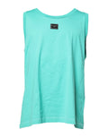 Dolce & Gabbana Green Sleeveless Logo Round Neck T-shirt by Dolce & Gabbana