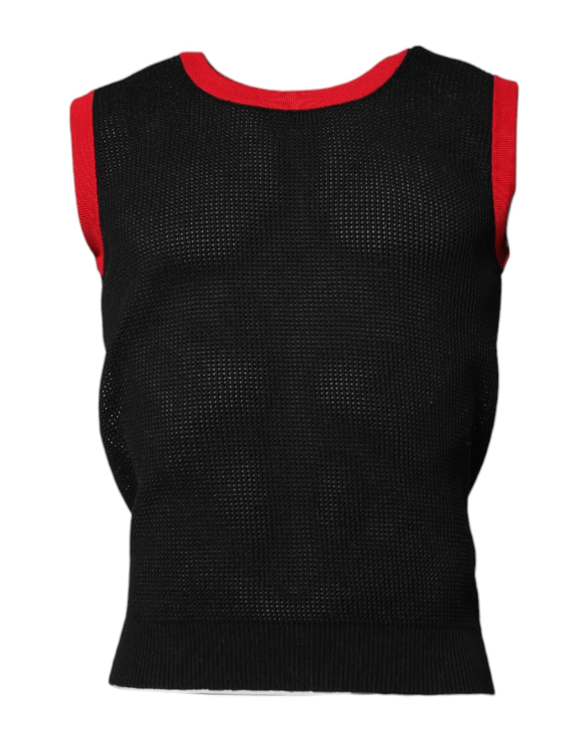 Dolce & Gabbana Black Cotton Slim Fit Round Neck T-shirt by Dolce & Gabbana