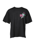 Dolce & Gabbana Black DG Floral Print Crew Neck T-shirt by Dolce & Gabbana