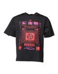 Dolce & Gabbana Black Cotton Graphic Print Crew Neck T-shirt by Dolce & Gabbana