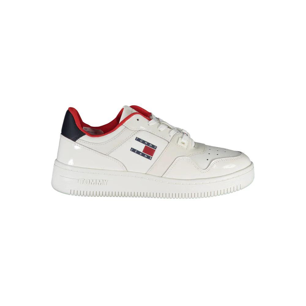 Tommy Hilfiger Bianco Leather Women Sneaker Tommy Hilfiger