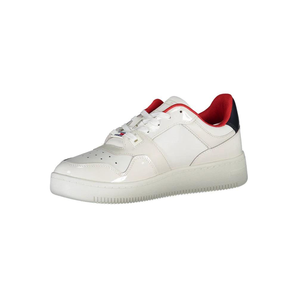 Tommy Hilfiger Bianco Leather Women Sneaker Tommy Hilfiger