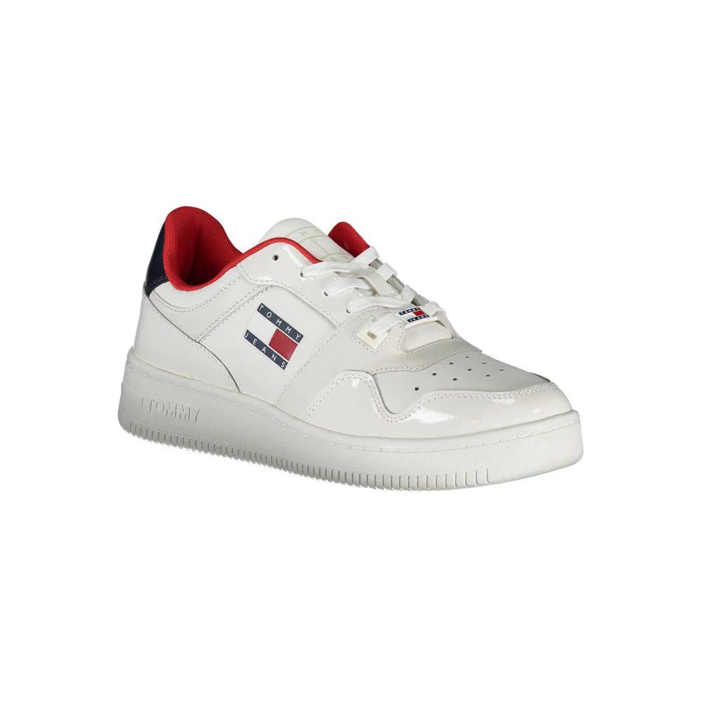 Tommy Hilfiger Bianco Leather Women Sneaker Tommy Hilfiger