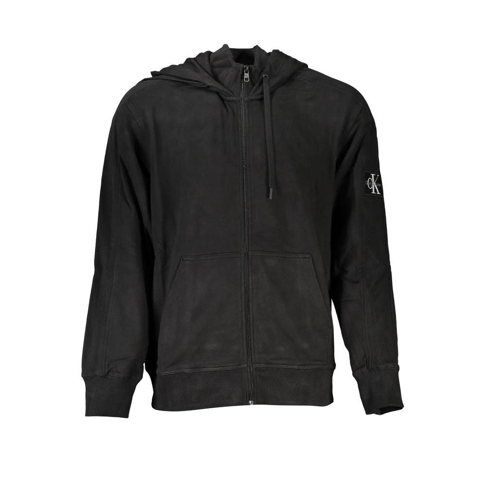Calvin Klein Black Cotton Men's Sweatshirt Calvin Klein