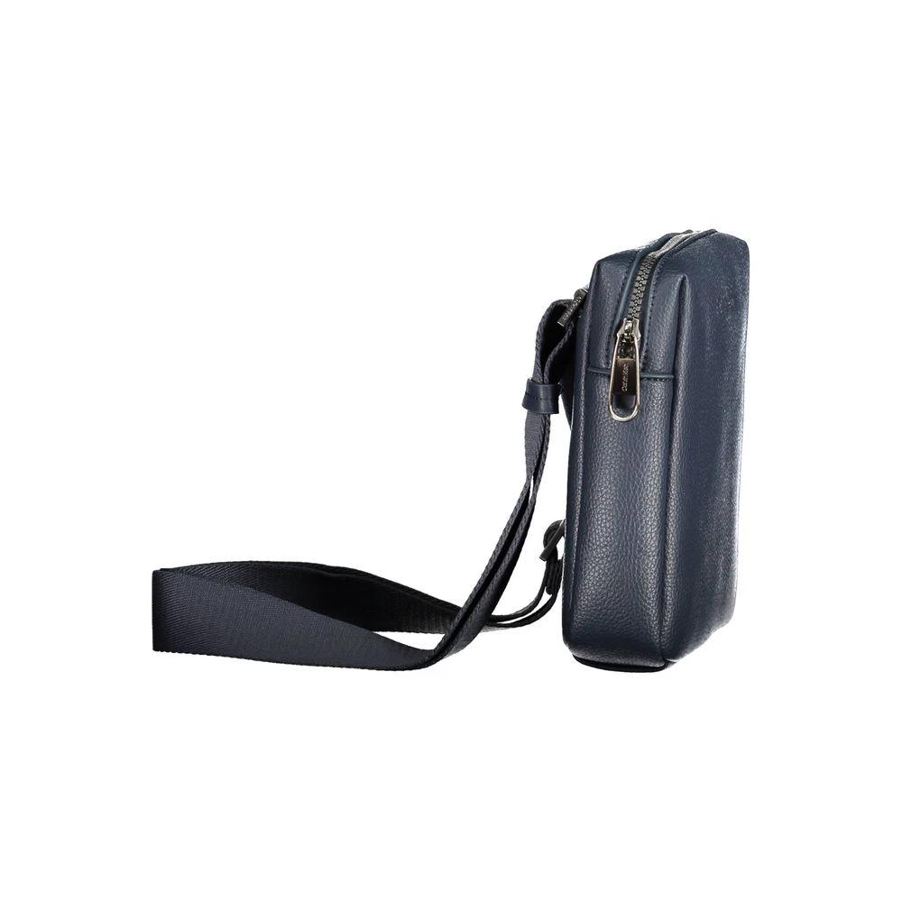 Calvin Klein Blu Poliestere Uomo Shoulder Bag