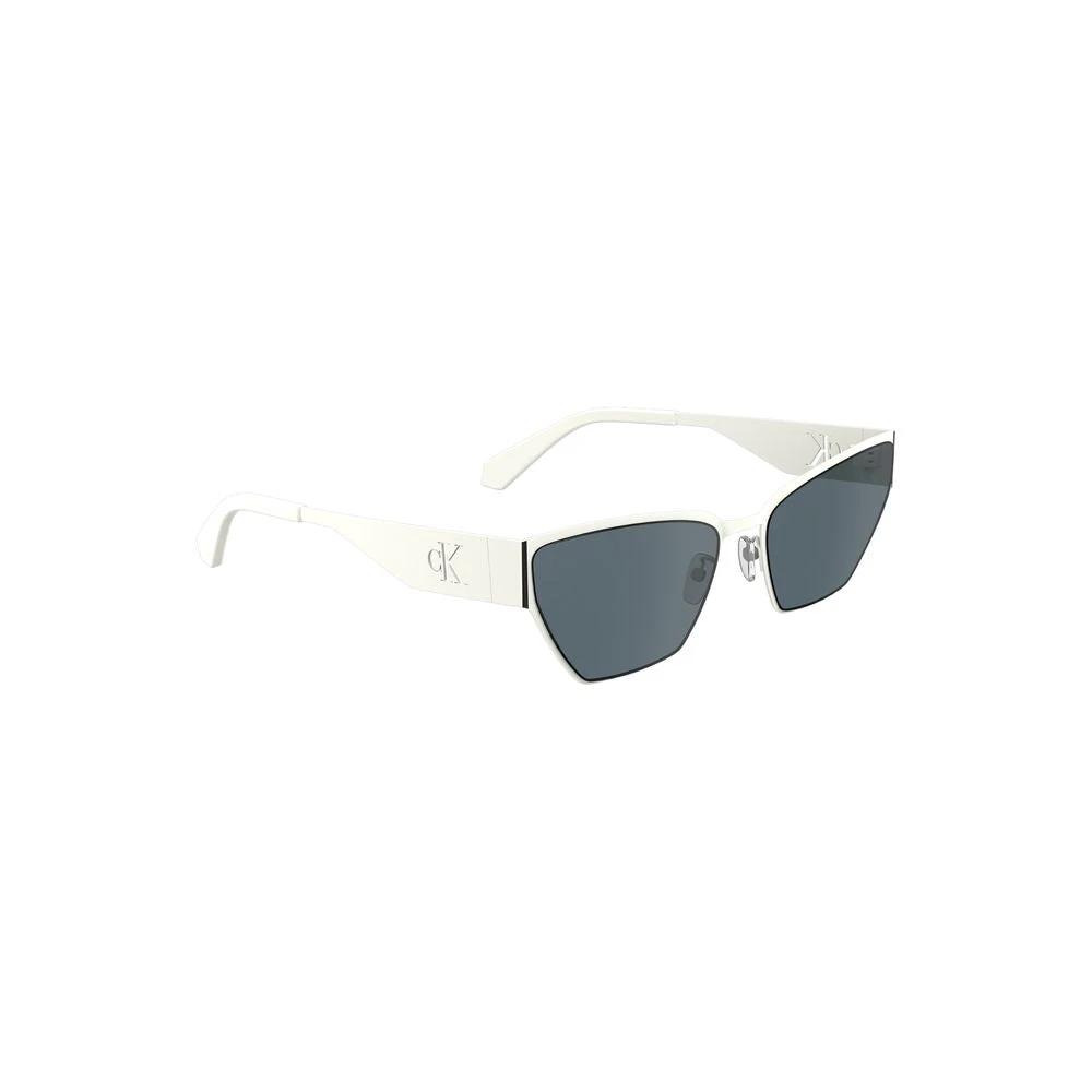 Calvin Klein White Metal Women Sunglasses Calvin Klein