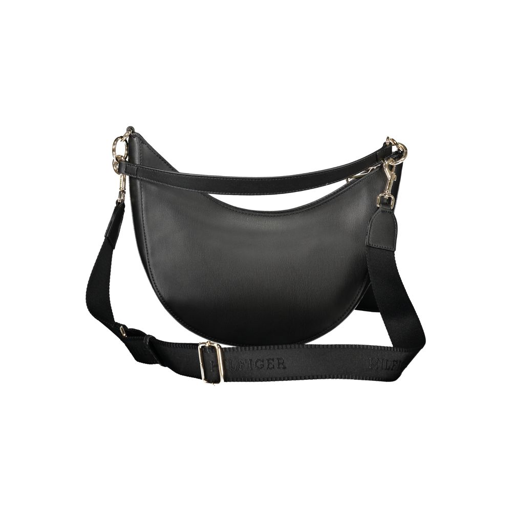 Sac bandoulière Tommy Hilfiger en polyuréthane noir pour femme