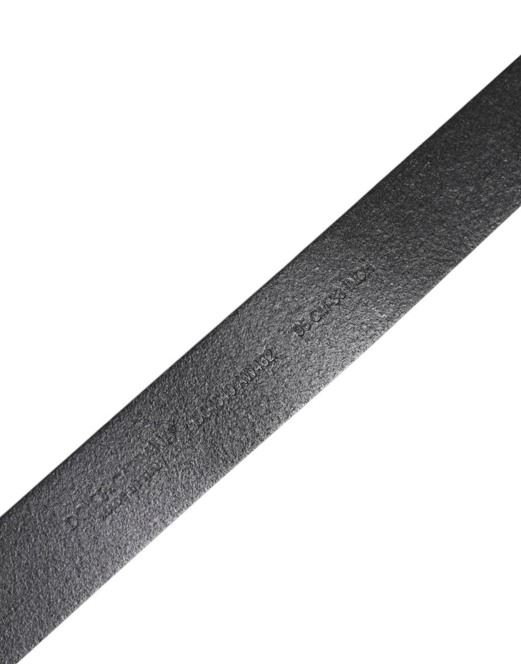 Dolce & Gabbana Black Classic Leather Metal Buckle Belt by Dolce & Gabbana