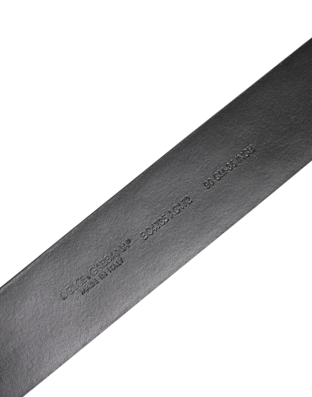 Dolce & Gabbana Black Calf Leather Studded Silver Buckle Belt by Dolce & Gabbana