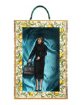 Dolce & Gabbana Black Dress MARIA Porcelain Fashion Show Leather Sicily Dolls by Dolce & Gabbana