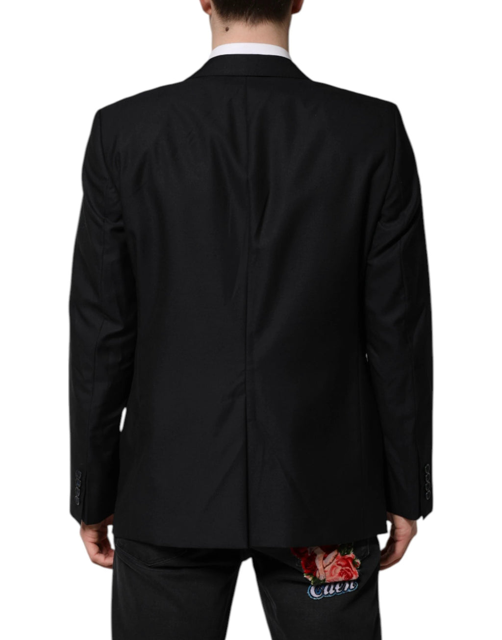 Dolce & Gabbana Dark Blue MARTINI Wool Blazer Coat Jacket by Dolce & Gabbana
