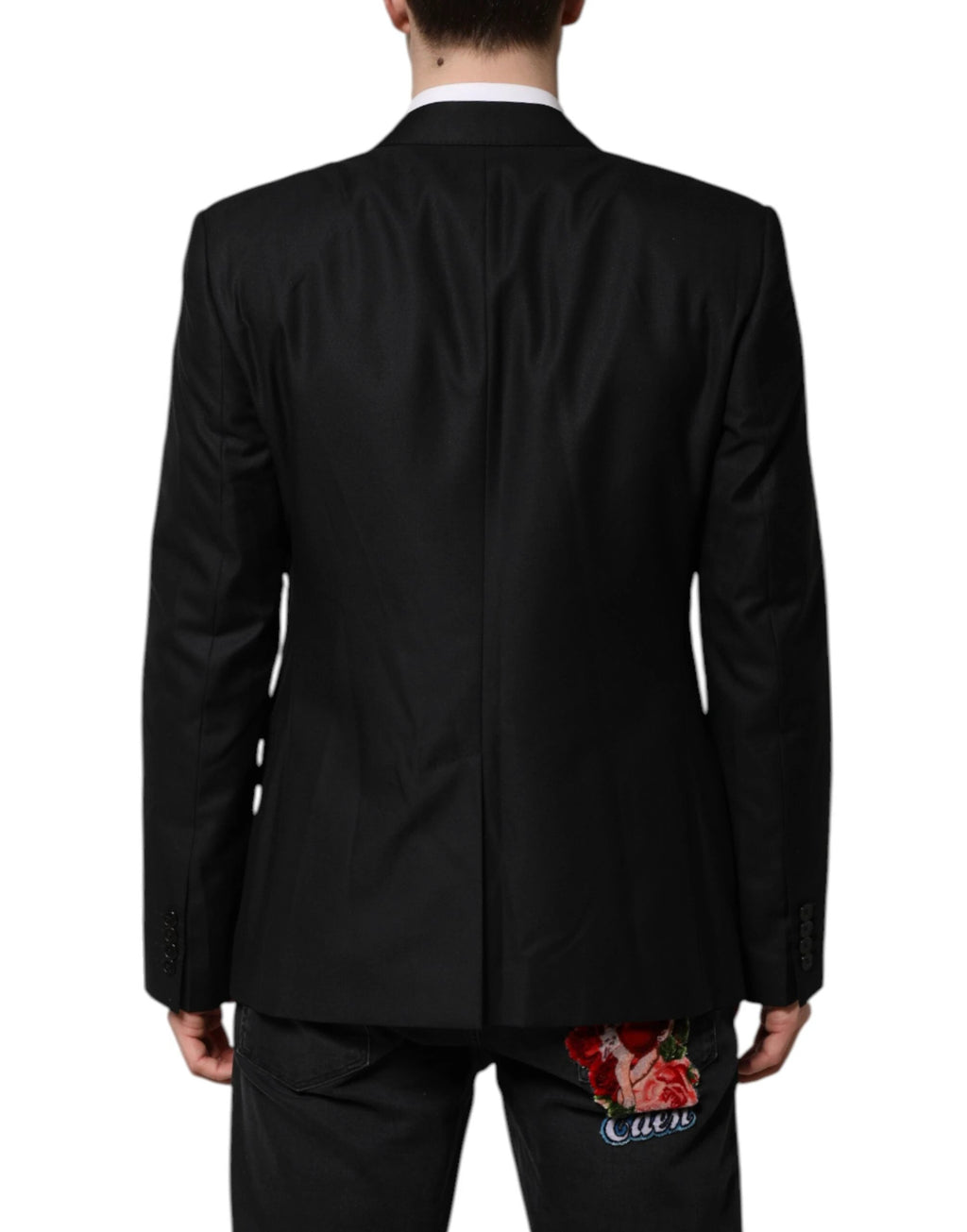 Dolce & Gabbana Black Single Breasted Suit 2 Piece Jacket by Dolce & Gabbana