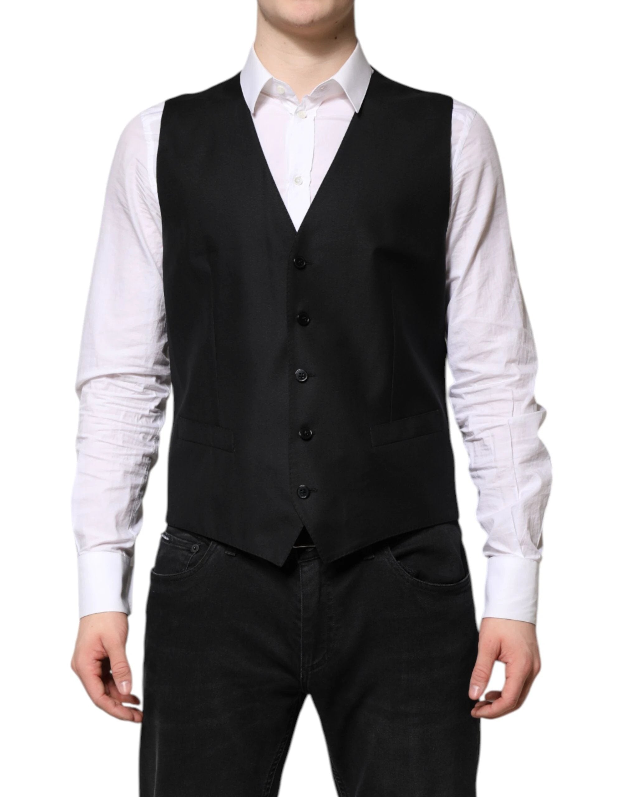 Dolce & Gabbana Black Single Breasted Suit 2 Piece Jacket by Dolce & Gabbana