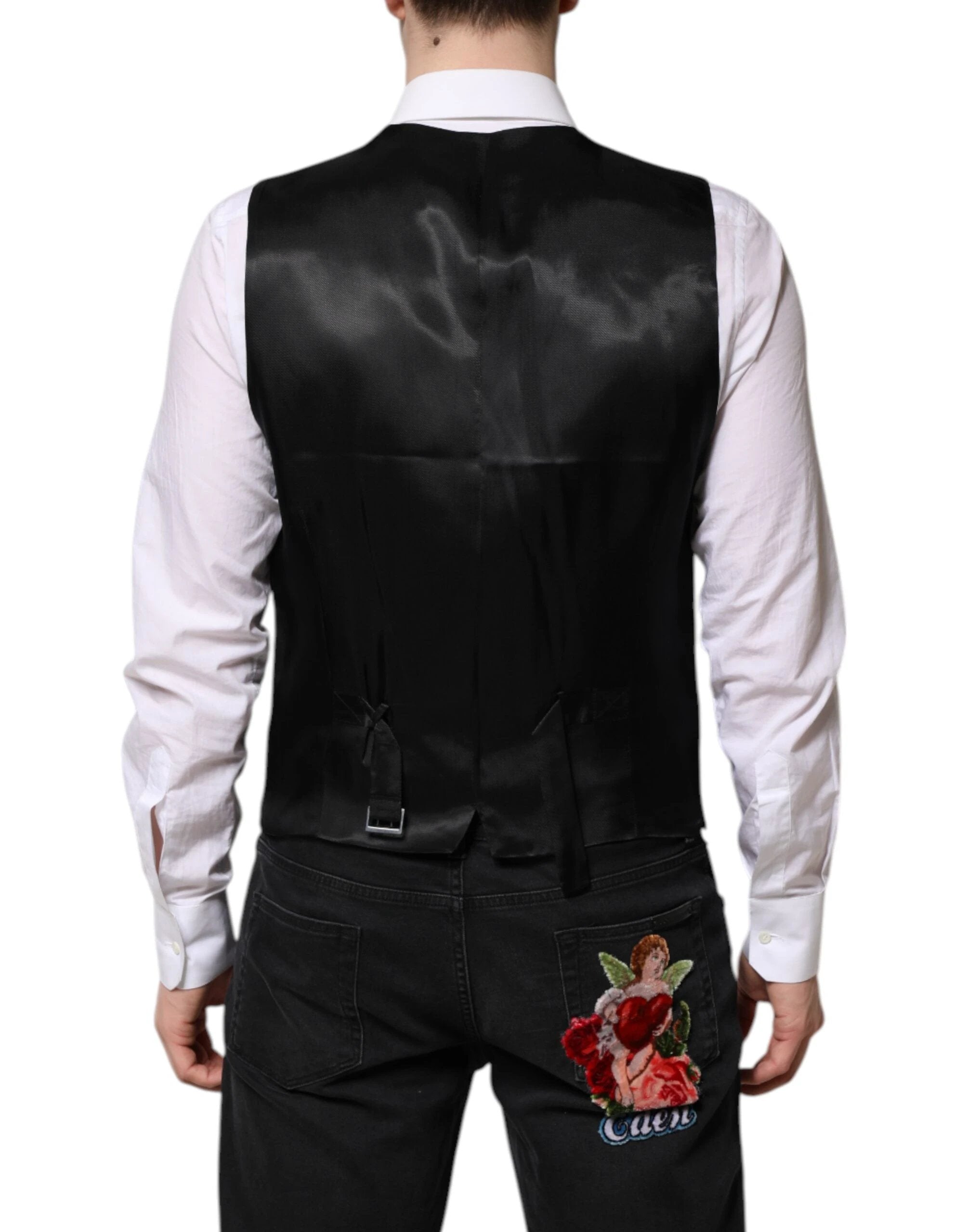 Dolce & Gabbana Black Single Breasted Suit 2 Piece Jacket by Dolce & Gabbana
