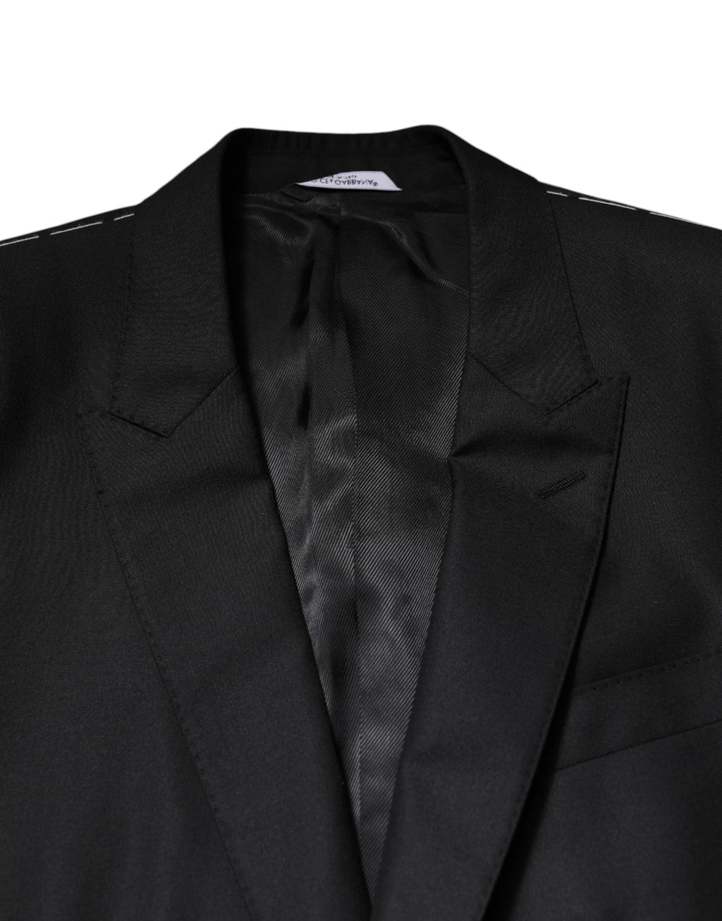 Dolce & Gabbana Black Single Breasted Suit 2 Piece Jacket by Dolce & Gabbana