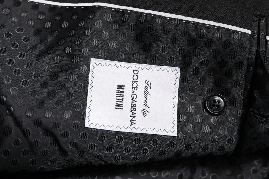 Dolce & Gabbana Dark Gray MARTINI Single Breasted Jacket by Dolce & Gabbana