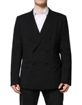 Dolce & Gabbana Black MARTINI Double Breasted Suit Jacket by Dolce & Gabbana
